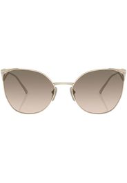 Prada logo cat-eye frame sunglasses - Oro