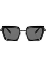 Prada oversized-frame logo sunglasses - Nero