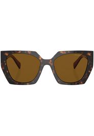 Prada tortoiseshell oversized-frame sunglasses - Rosso
