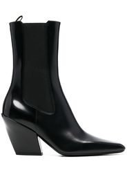 Prada 95mm sculpted heel boots - Nero