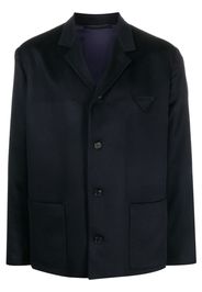 Prada single-breasted blazer - Blu