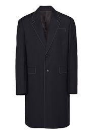 Prada single-breasted wool coat - Nero