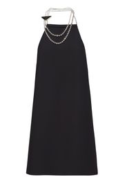 Prada beaded halterneck minidress - Nero