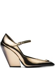 Prada pointed Mary Jane pumps - Oro