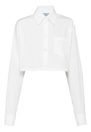 Prada Camicia crop - Bianco