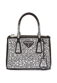 Prada mini Galleria crystal-embellished tote bag - Nero