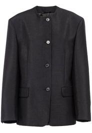 Prada single-breasted tailored coat - Nero