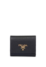 Prada Portafoglio con logo - Nero