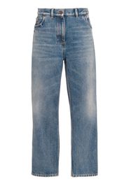 Prada cropped straight-leg jeans - Blu