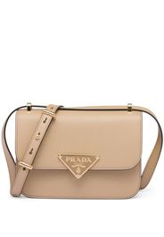 Prada Emblème leather shoulder bag - Toni neutri