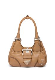 Prada Moon padded nappa-leather mini bag - Marrone