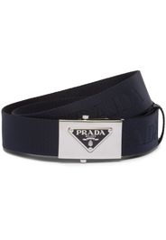 Prada Woven nylon belt - Blu