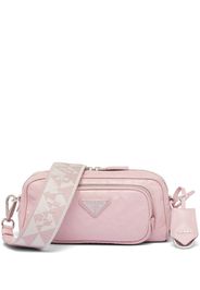 Prada Nappa antique leather multi-pocket shoulder bag - Rosa