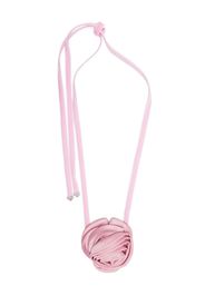 Prada rose-appliqué choker necklace - Rosa