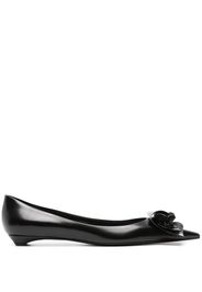 Prada Ballerine con applicazione - Nero