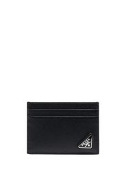 Prada logo-plaque card holder - Nero