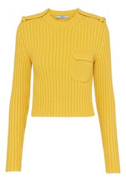 Prada Maglione a maniche lunghe - Giallo