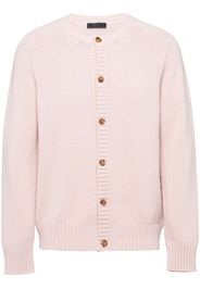 Prada button-fastening long-sleeve cardigan - Rosa