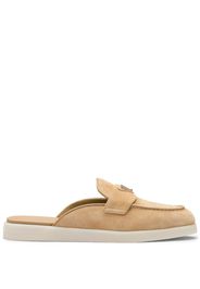 Prada suede leather mules - Toni neutri