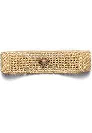 Prada woven wicker hairband - Toni neutri