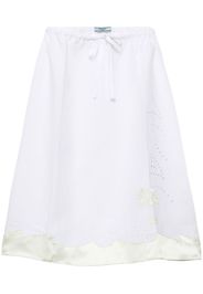 Prada Camicia con ricamo - Bianco