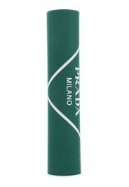 Prada logo-printed yoga mat - Verde