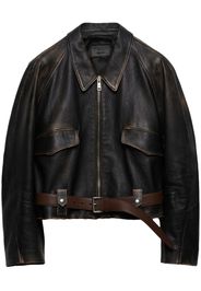 Prada leather jacket - Nero