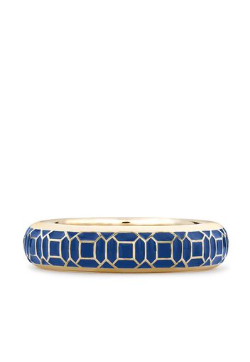 Pragnell 18kt yellow gold Revival enamel ring - Oro