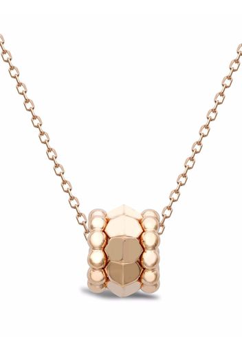 Pragnell 18kt rose gold Bohemia three row peaked polished pendant necklace - Oro
