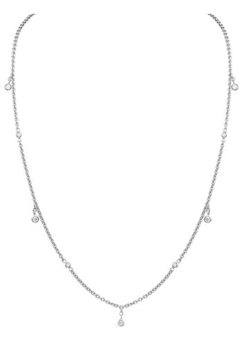 Pragnell 18kt white gold Sundance diamond charm necklace - Argento