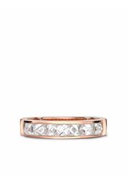 Pragnell Anello RockChic in oro rosa 18kt con diamanti