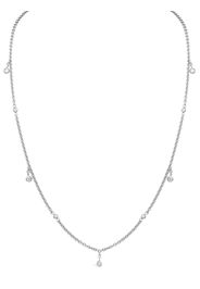 Pragnell 18kt white gold Sundance diamond charm necklace - Argento