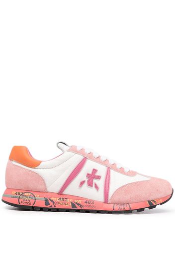 Premiata low-top suede trainers - Rosa