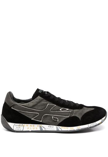 Premiata panelled low-top sneakers - Nero