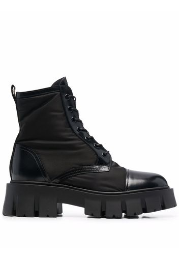 Premiata lace-up chunky-sole boots - Nero