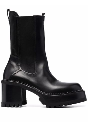 Premiata chunky-sole slip-on boots - Nero