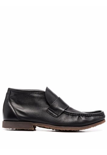 Premiata ankle leather loafers - Nero