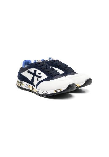 Premiata Kids Zac panelled sneakers - Bianco