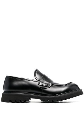 Premiata penny-slot leather loafers - Nero