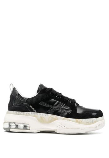 Premiata Drake low-top leather sneakers - Nero