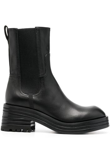 Premiata leather 70mm Chelsea boots - Nero