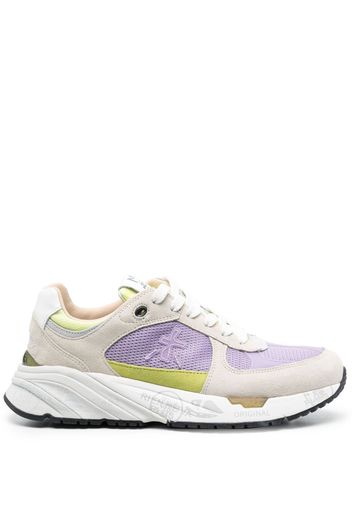 Premiata colour-block chunky sneakers - Viola