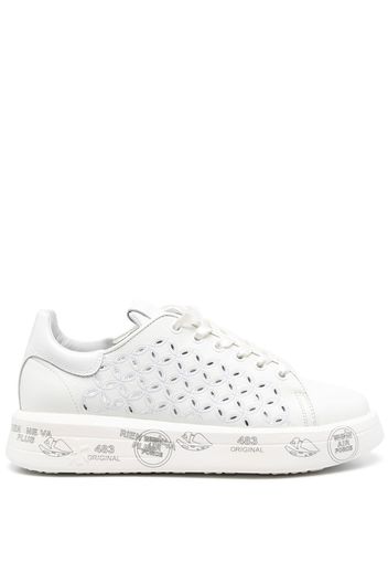 Premiata Bellle calf-leather sneakers - Bianco