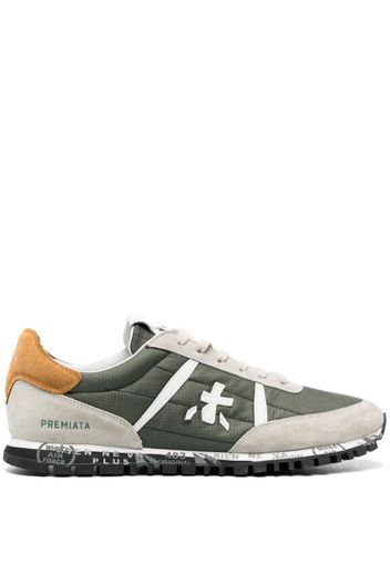 Premiata Sean panelled low-top sneakers - Verde