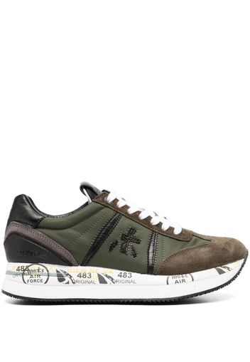 Premiata Sneakers Conny con inserti - Verde