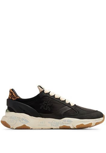 Premiata Buffly logo-embroidered sneakers - Nero