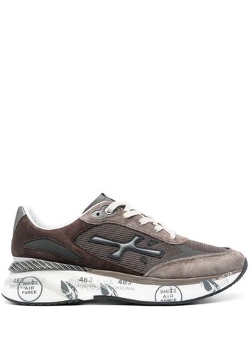 Premiata Moerun logo-print sneakers - Marrone