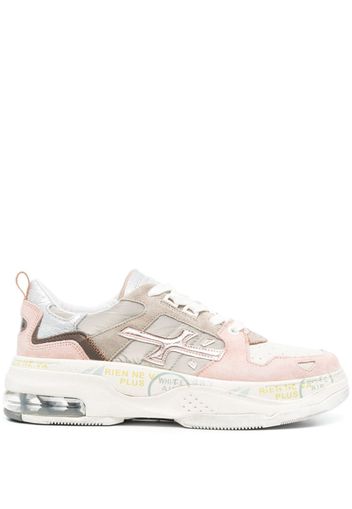 Premiata Drake logo-patch sneakers - Rosa