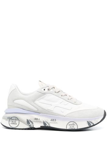 Premiata Moerun logo-patch sneakers - Toni neutri