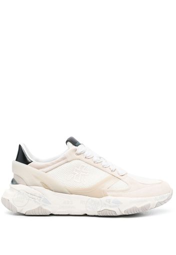 Premiata Buffly panelled suede sneakers - Toni neutri